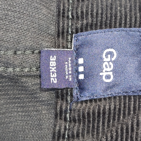 VINTAGE GAP JEAN CO CORDUROY PANTS BLACK MENS CLASSIC 38 X 32 EUC - Picture 4 of 6